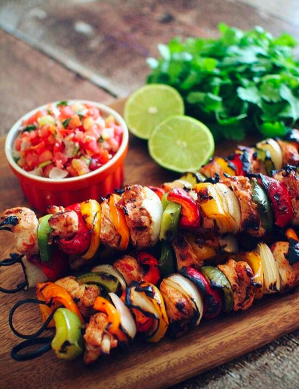Grilled Chicken Kabobs